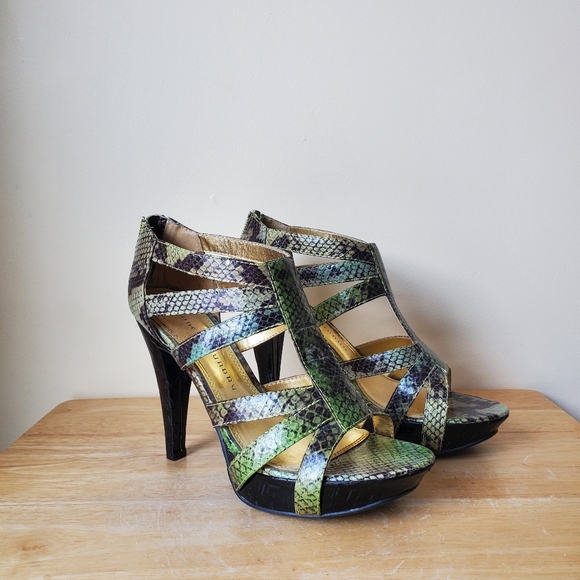 Chinese Laundry Snakeskin Heels - Picture 2 of 13